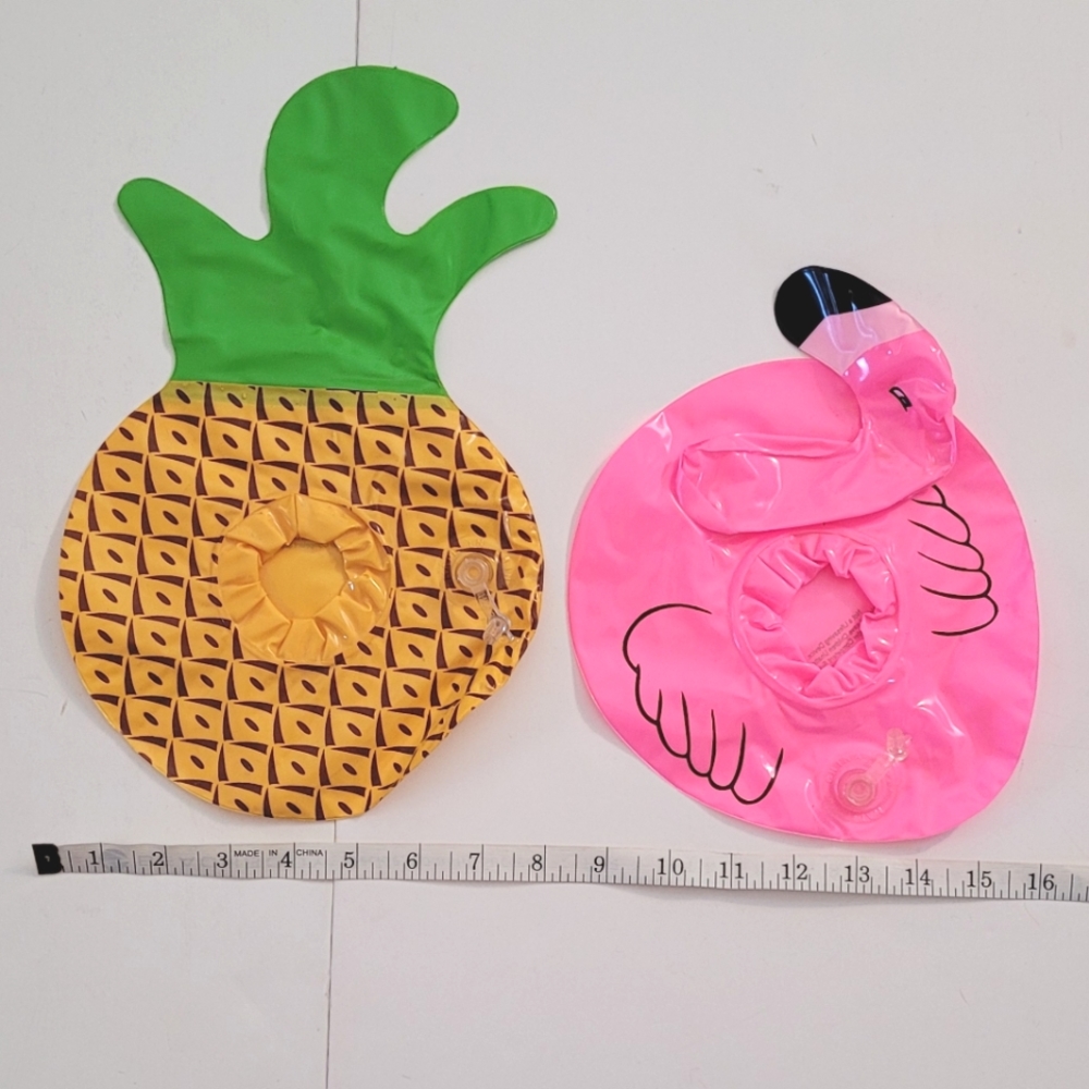 NWOT Inflatable🦩🍍drink floaties - Picture 2 of 5